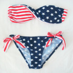 Bikini met Amerikaanse vlag
