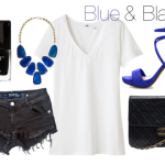 LOOK: BLUE & BLACK