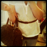 Outfit: my Lavand bag
