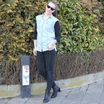 Outfit: mouwloze blouse